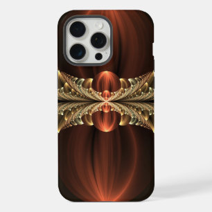 Fantasie Bouw Glanzende Abstracte Fractal Art iPhone 15 Pro Max Case
