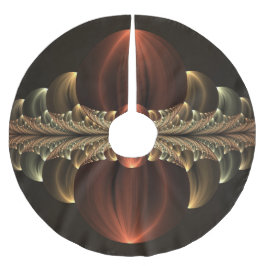 Fantasie Bouw Glanzende Abstracte Fractal Art Kerstboom Rok