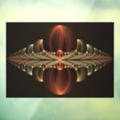 Fantasie Bouw Glanzende Abstracte Fractal Art Raamsticker (Vel 3)