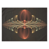 Fantasie Bouw Glanzende Abstracte Fractal Art Tafelkleed (Voorkant (Horizontaal))