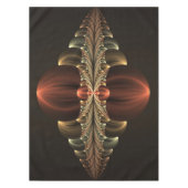 Fantasie Bouw Glanzende Abstracte Fractal Art Tafelkleed (Voorkant)