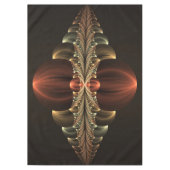 Fantasie Bouw Glanzende Abstracte Fractal Art Tafelkleed (Voorkant)