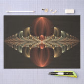 Fantasie Bouw Glanzende Abstracte Fractal Art Tissuepapier (Craft)