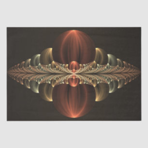 Fantasie Bouw Glanzende Abstracte Fractal Art Tissuepapier