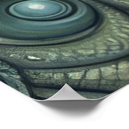 Fantasie buitenaardse vrouw poster (Hoek)