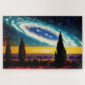 Fantasie Buitenruimte Kosmisch Ballet Landschap Legpuzzel (Horizontaal)
