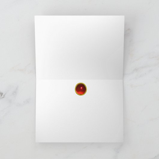 FANTASIE DIEREN, PAARDEN, BOSLAND Blauwgroene bloe Kaart (Binnen)