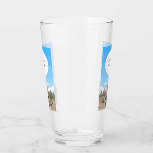 Fantasie Dinosaurussen Glas (Links)