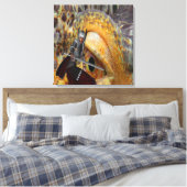 Fantasie Draak Volkssprookje Canvas Afdruk (Insitu (Slaapkamer))