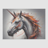 Fantasie Eenhoorn - Decoupage_ Tissuepapier (Voorkant)