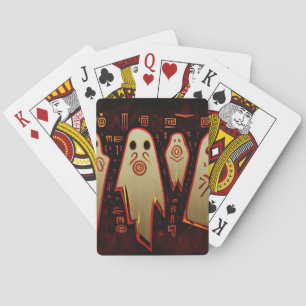 Fantasie Egyptische Geesten Halloween (1) Pokerkaarten