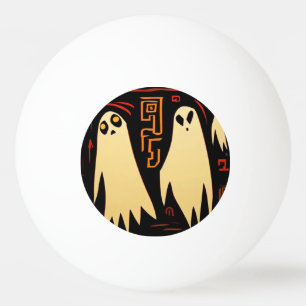 Fantasie Egyptische Geesten Halloween (2) Pingpongbal