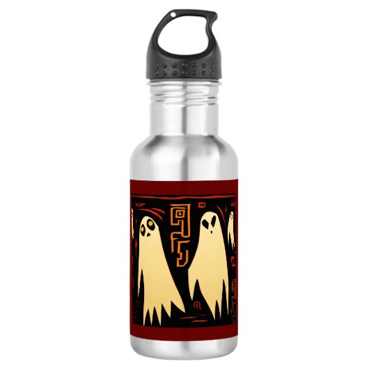 Fantasie Egyptische Geesten Halloween 2 Waterfles (Voorkant)