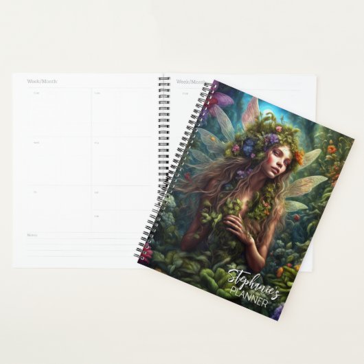 Fantasie Elfje In De Tuin Planner (Display)