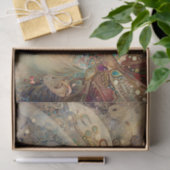 FANTASIE ELKE DECOUPAGE TISSUEPAPIER (Geschenk)
