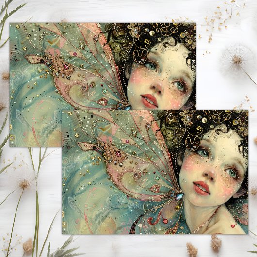 FANTASIE ELKE DECOUPAGE TISSUEPAPIER