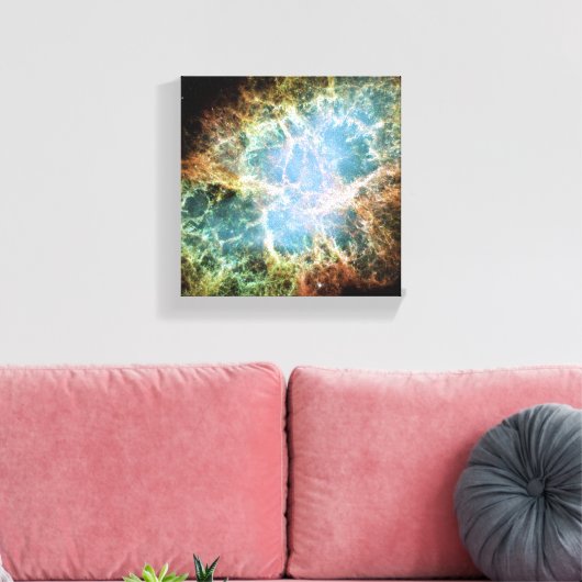 Fantasie en ruimte canvas afdruk (Insitu (Woonkamer))