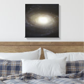 Fantasie en ruimte canvas afdruk (Insitu (Slaapkamer))