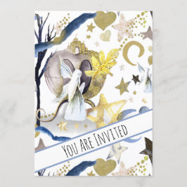 *~* Fantasie Fee Baby Shower Uitnodiging Maan