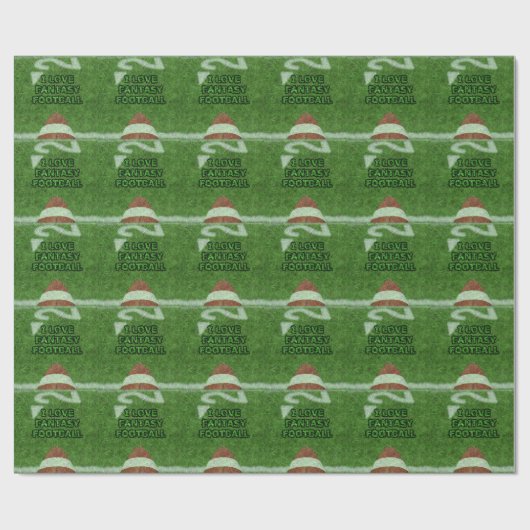 fantasie-football cadeaupapier (Vlak)