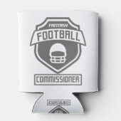 fantasie-football-commissaris-grijs-01 blikjeskoeler (Achterkant)