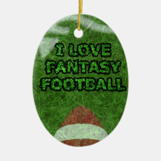 fantasie-football keramisch ornament