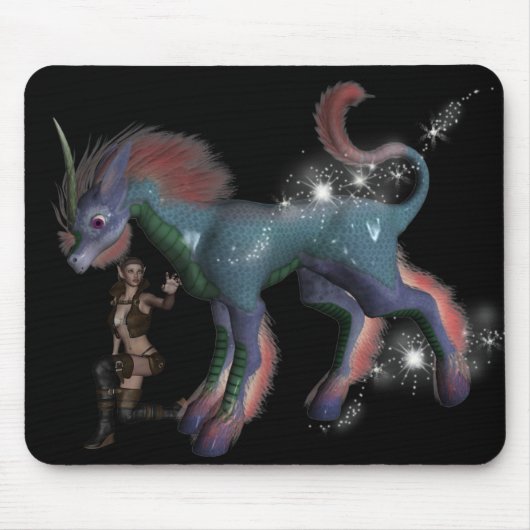 Fantasie Gamer Mousepad Muismat (Voorkant)