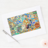 Fantasie. Gaudi. AFBEELDING 2 Rechthoekige Sticker (Envelop)