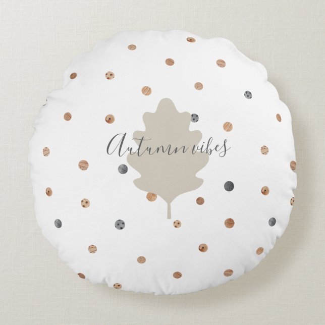 Fantasie-geïnspireerde botanische elementen rond kussen (Voorkant)