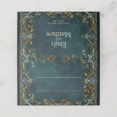 Fantasie Gevouwen Plaats Kaart Plaatskaartje (Buitenkant ongevouwen)