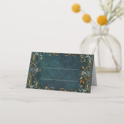 Fantasie Gevouwen Plaats Kaart Plaatskaartje (Voorkant)