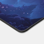 Fantasie gloeiende maan over betoverd pad (Hoek)