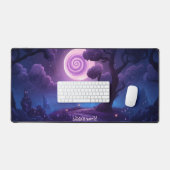 Fantasie gloeiende maan over betoverd pad (Keyboard & Muis)