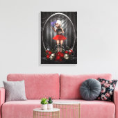 fantasie gothic pop meisje canvas kunst (Insitu (Woonkamer))