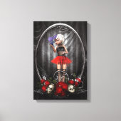 fantasie gothic pop meisje canvas kunst (Voorkant)