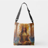 Fantasie Gouden Prinses Crossbody Tas (Voorkant)