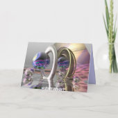 Fantasie "hallo, Hallo!" kaart (Achterkant)