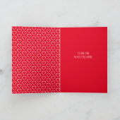 Fantasie Hartpatroon Aangepaste Tekst Elke Gelegen Kaart (Binnen)