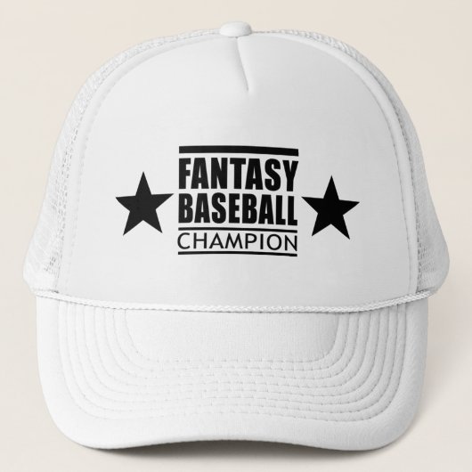 Fantasie Honkbal Kampioen Stars Trucker Pet (Voorkant)