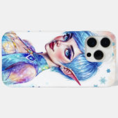 Fantasie ijsplaat winter magische sneeuwvlok kunst Case-Mate iPhone case (Achterkant (horizontaal))