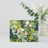 Fantasie in het groen briefkaart (Staand voorkant)