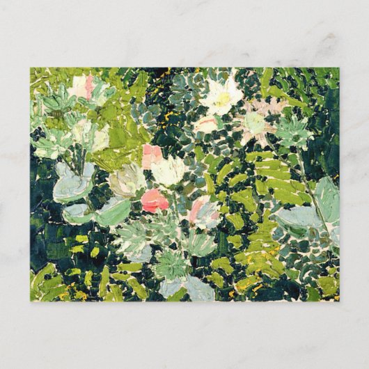 Fantasie in het groen briefkaart (Voorkant)