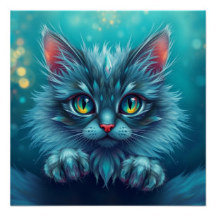 Fantasie kat perfect poster