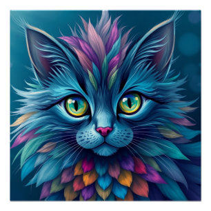 Fantasie kat perfect poster