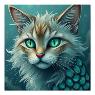 Fantasie kat perfect poster