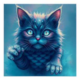 Fantasie kat perfect poster
