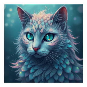 Fantasie kat perfect poster
