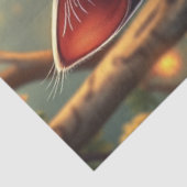 Fantasie kat tissuepapier (Detail)