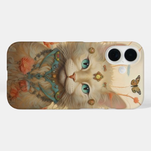 Fantasie Kattenbloemen Case-Mate iPhone Case (Achterkant (horizontaal))