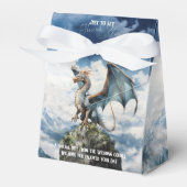 Fantasie Keltische Viking Dragon Wedding Favor Box Bedankdoosjes (Voorkant Zijde)